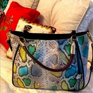 Brahmin Snakeskin Handbag
